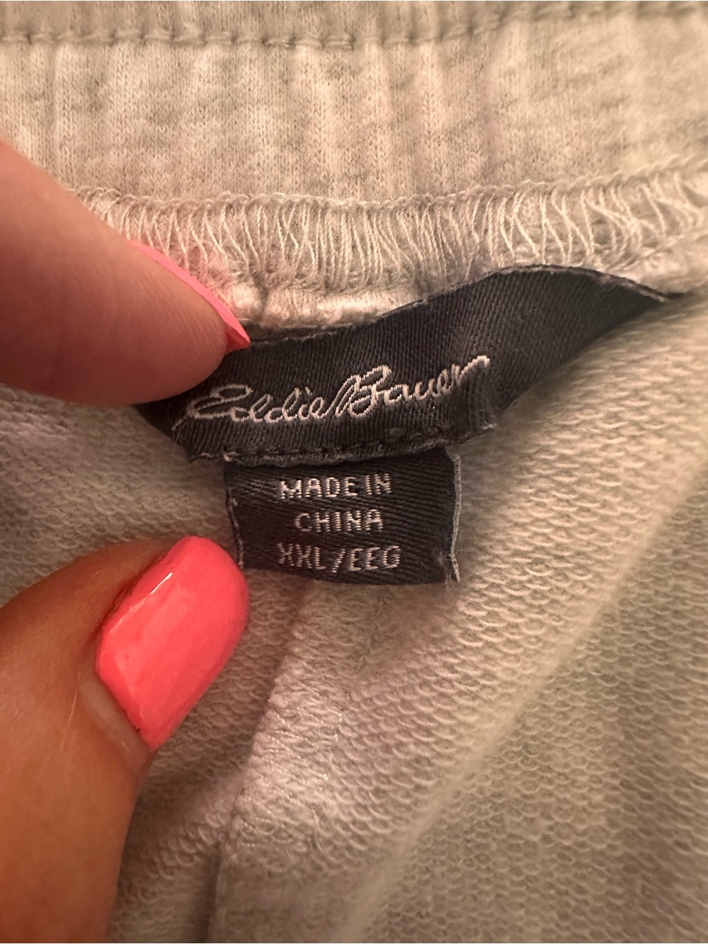 Eddie Bauer Heather Gray Pullover Sweatshirt